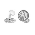 Alison & Ivy Original Round Monogram Cufflinks - 18 mm